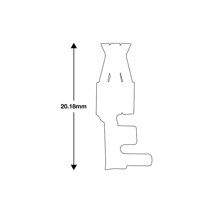 Tool Connection Non Insulated Female Terminal 100pc 37394 Tool Connection - Dynamic Drive