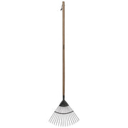 Draper Carbon Steel Lawn Rake with Ash Handle 14311 Draper - Dynamic Drive