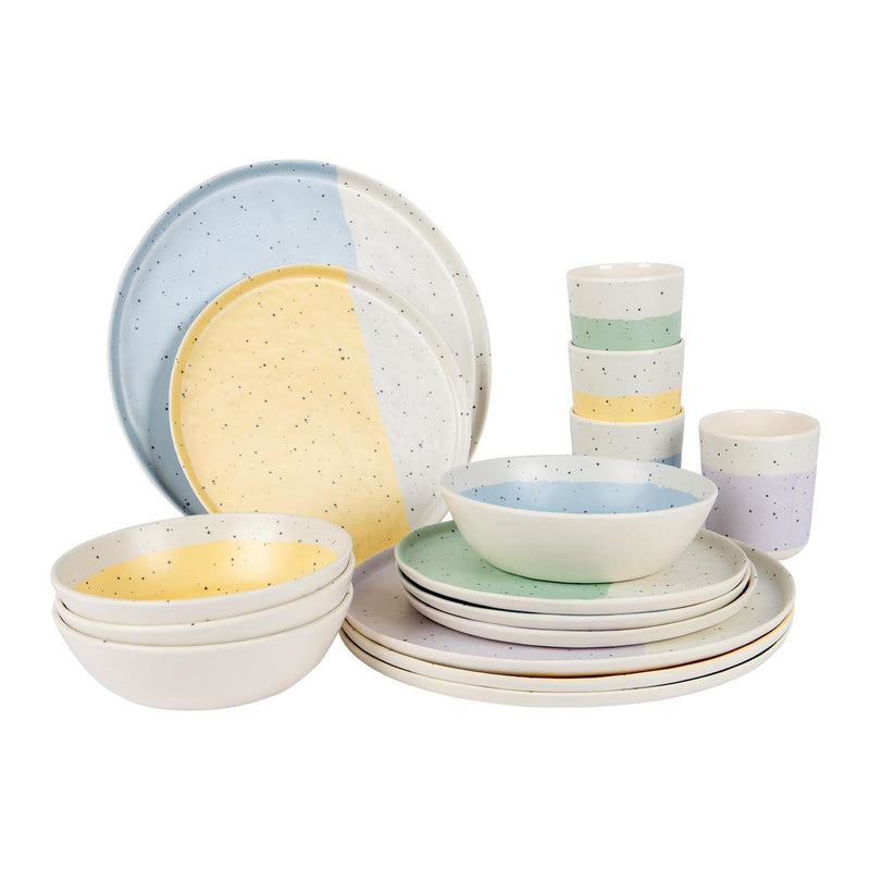 Bo-Camp Pastel Collection Tableware Annecy 16 Pieces Bo-Camp - Dynamic Drive