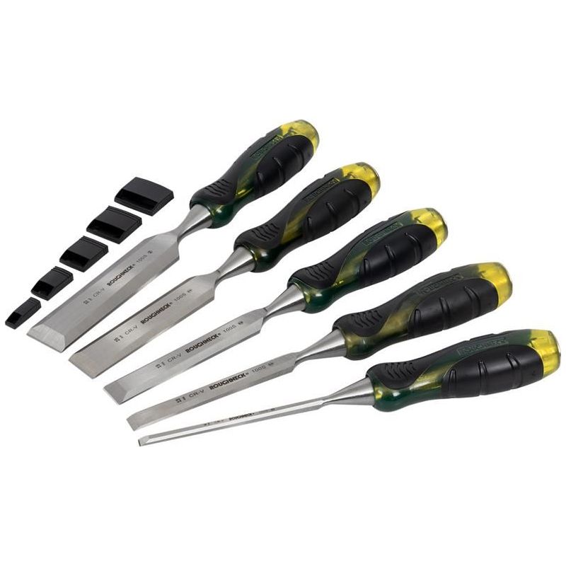 Roughneck Professional Bevel Edge Chisel Set, 5 Piece Roughneck - Dynamic Drive