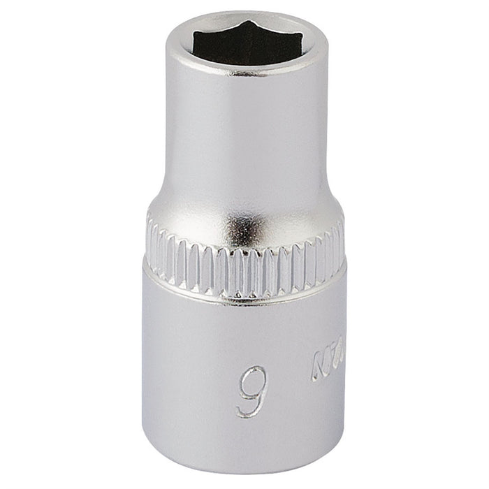 Draper Elora Hexagon Socket, 1/4" Sq. Dr., 6mm 11095 Draper - Dynamic Drive