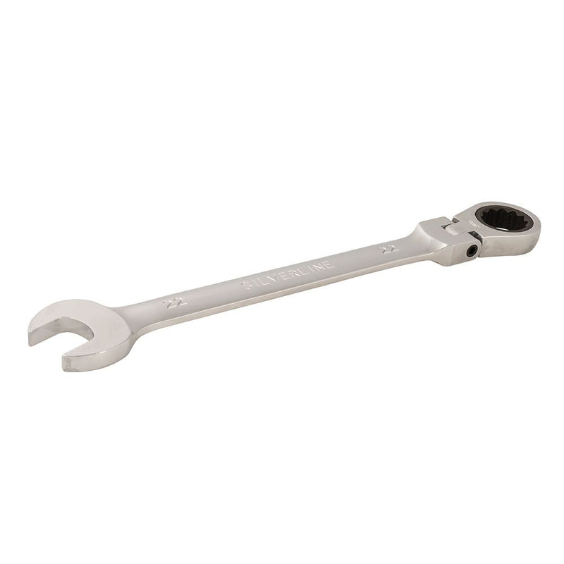 Silverline Flexible Head Ratchet Spanner 22mm Silverline - Dynamic Drive