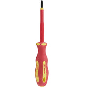 Draper XP1000 VDE Cross Slot Screwdriver, No.2 x 100mm 64432 Draper - Dynamic Drive