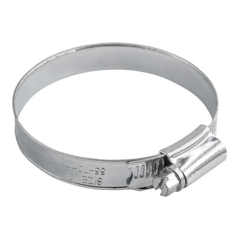 Faithfull 3 Stainless Steel Hose Clip 55 - 70mm Faithfull - Dynamic Drive