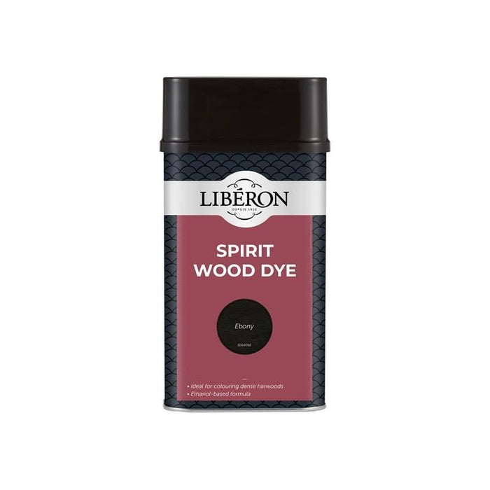 Liberon Spirit Wood Dye Ebony 1 litre Liberon - Dynamic Drive