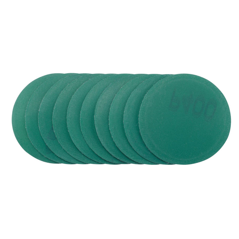 Draper Wet and Dry Sanding Discs with Hook and Loop, 50mm, 400 Grit (Pack of 10) Draper - Dynamic Drive
