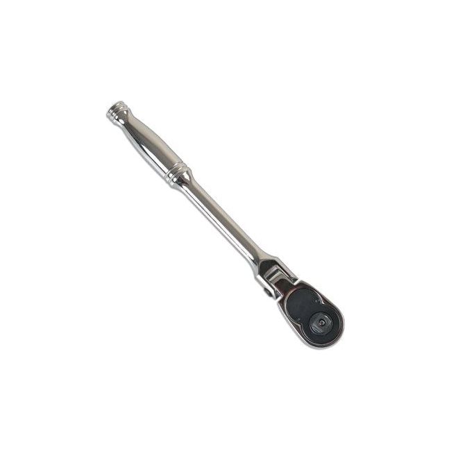Laser Extra Long Flexi-Head Ratchet 1/4"D 6393 Laser - Dynamic Drive