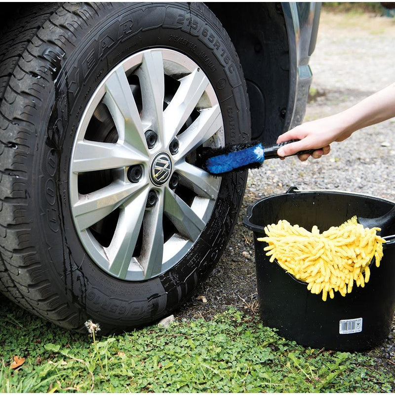 Silverline Wheel Cleaning Brush 250mm Silverline - Dynamic Drive