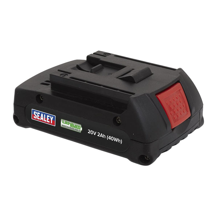 Sealey Power Tool Battery 20V 2Ah for CP314 & CP316 CP3BP Sealey - Dynamic Drive