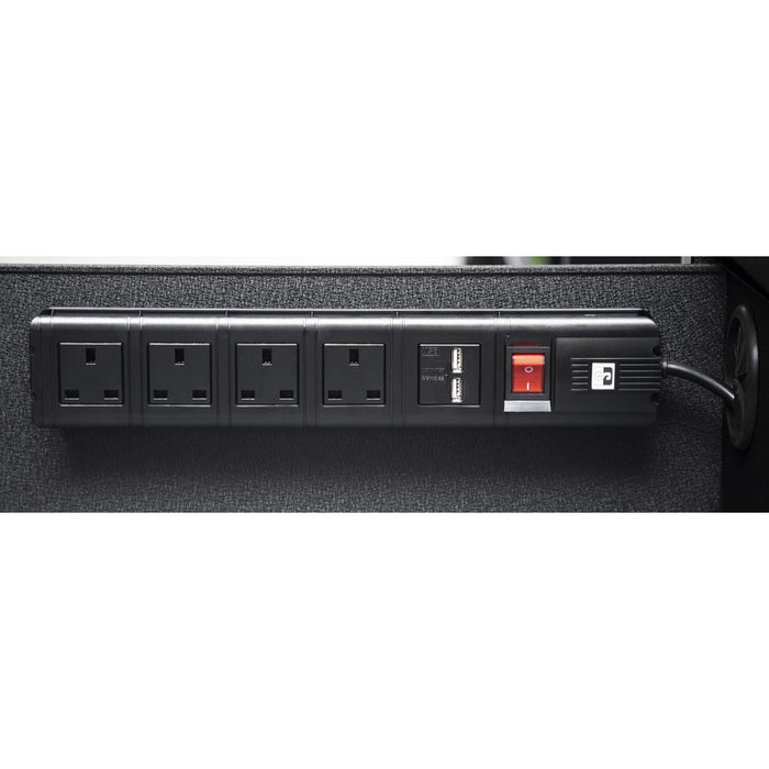 Sealey Mobile Tool Cabinet 1120mm with Power Tool Charging Drawer AP4206BE Sealey - Dynamic Drive
