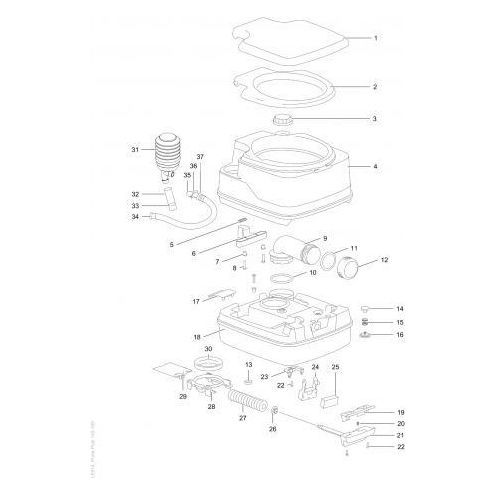 Thetford Porta Potti 165 Thetford  - Dynamic Drive