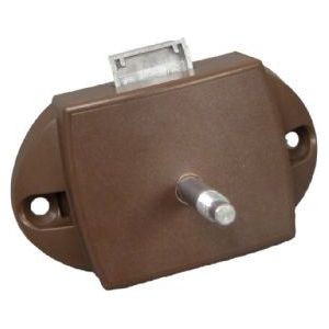 Push Button Lock Brown Dual Side Opening 812944 UK Camping And Leisure - Dynamic Drive