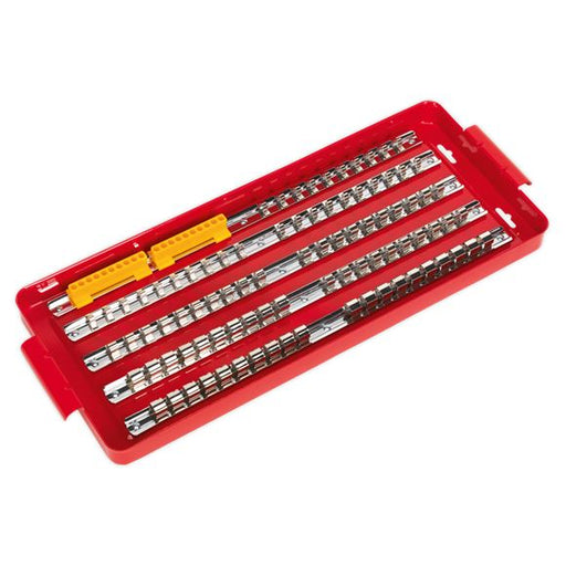 Sealey Premier Socket Holder Rail Tray 1/4" 3/8" 1/2" Drive Mechanics Storage Sealey  - Dynamic Drive