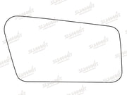 Summit Stick-On Standard Mirror Glass fits Hyundai Pony RHS Summit - Dynamic Drive