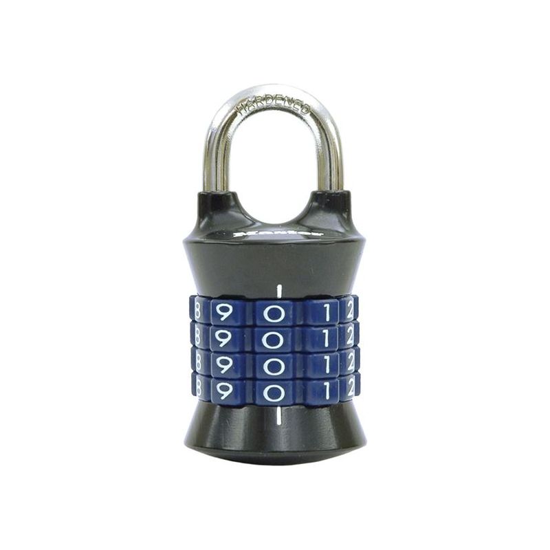 Master Lock Tower 4-Digit 37mm Padlock Grey Master Lock - Dynamic Drive