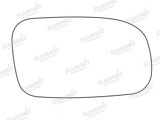 Summit Stick-On Standard Mirror Glass fits Daewoo Nexia RHS Summit - Dynamic Drive