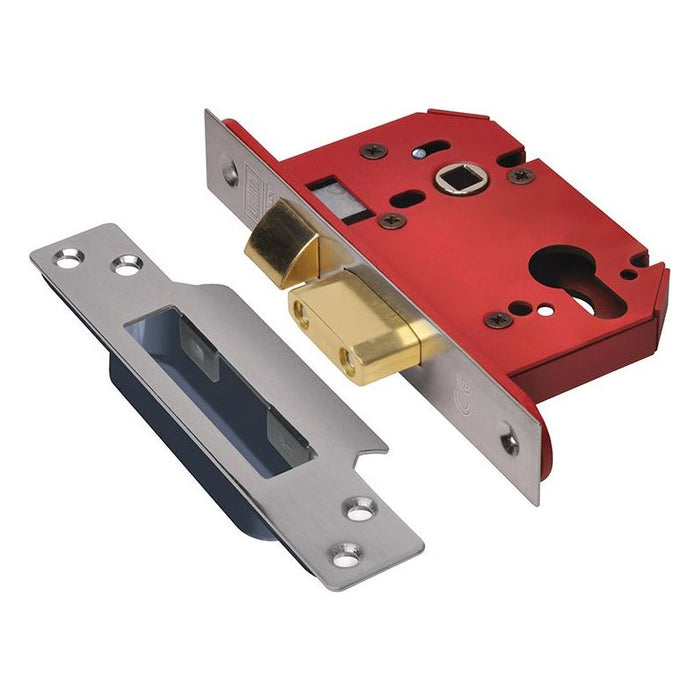 Union StrongBOLT 22EU EUS-SS-2.5 Euro Sashlock Stainless Steel 68mm 2.5in UNION - Dynamic Drive