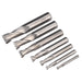 Sealey HSS End Mill Set 4-16mm 2 Flute SM2502EMSET Sealey  - Dynamic Drive