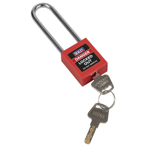 Sealey Safety Lockout Padlock - Long Shackle EV12 Sealey - Dynamic Drive