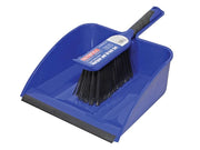 Faithfull Large Plastic Dustpan & Brush Set Faithfull - Dynamic Drive