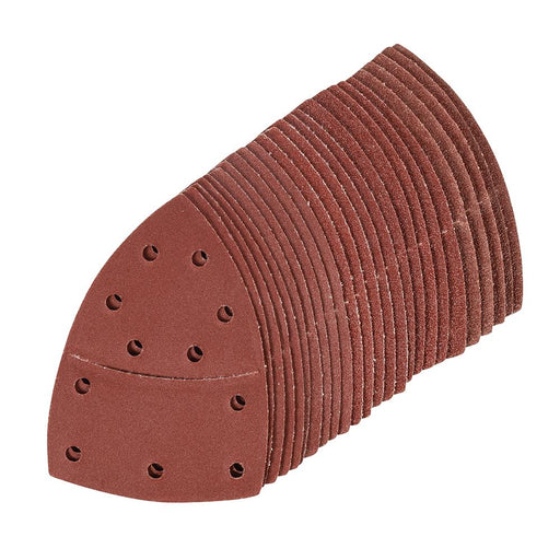 Silverline Hook & Loop Multi-Sander Sheets 102 x 62mm, 93mm 25pk Silverline - Dynamic Drive