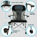 Liberty Grey Folding Camping Chair MDS1203 Liberty Leisure UK - Dynamic Drive