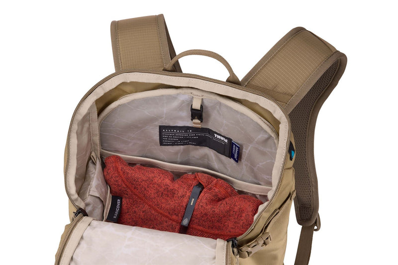 Thule AllTrail 18L daypack with rain cover Faded Khaki tan Thule - Dynamic Drive