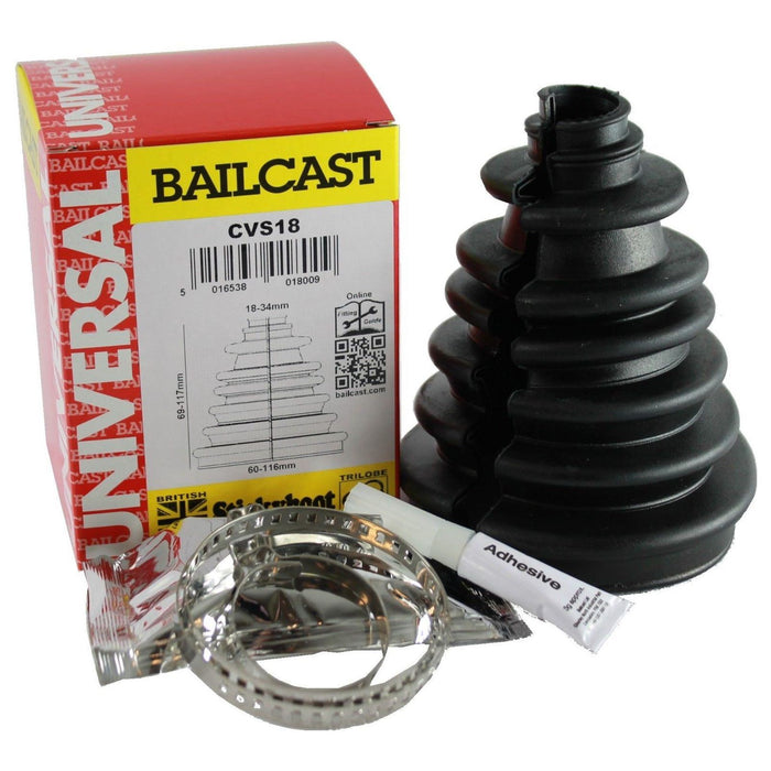 Universal Split CV Boot Kit Bailcast Stickyboot Easy Driveshaft Gaiter Repair Bailcast  - Dynamic Drive