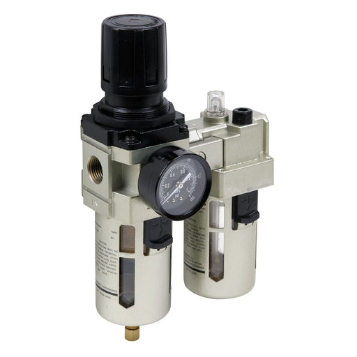Sealey Air Filter/Regulator/Lubricator Max Airflow 105cfm SA206 Sealey - Dynamic Drive