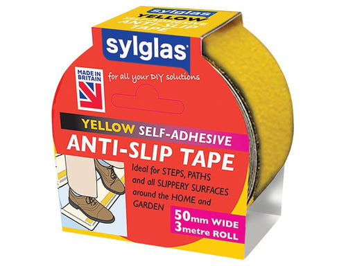 Sylglas Anti-Slip Tape 50mm x 3m Yellow Sylglas - Dynamic Drive