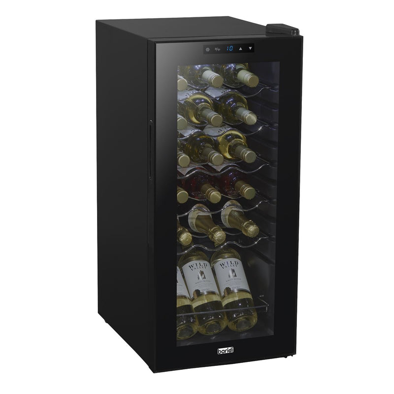 Baridi 18 Bottle Wine Fridge & Cooler - Black DH6 Baridi - Dynamic Drive