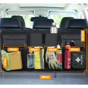 Car Boot Organiser Back Seat Hanging Pocket Large Tidy Storage Bag Accessories Streetwize  - Dynamic Drive