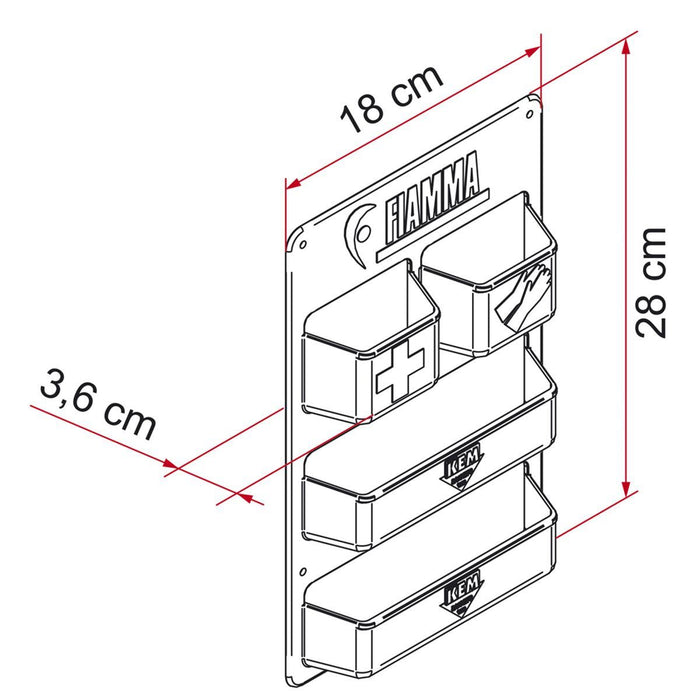Fiamma Pocket Kassett Remis - Dynamic Drive
