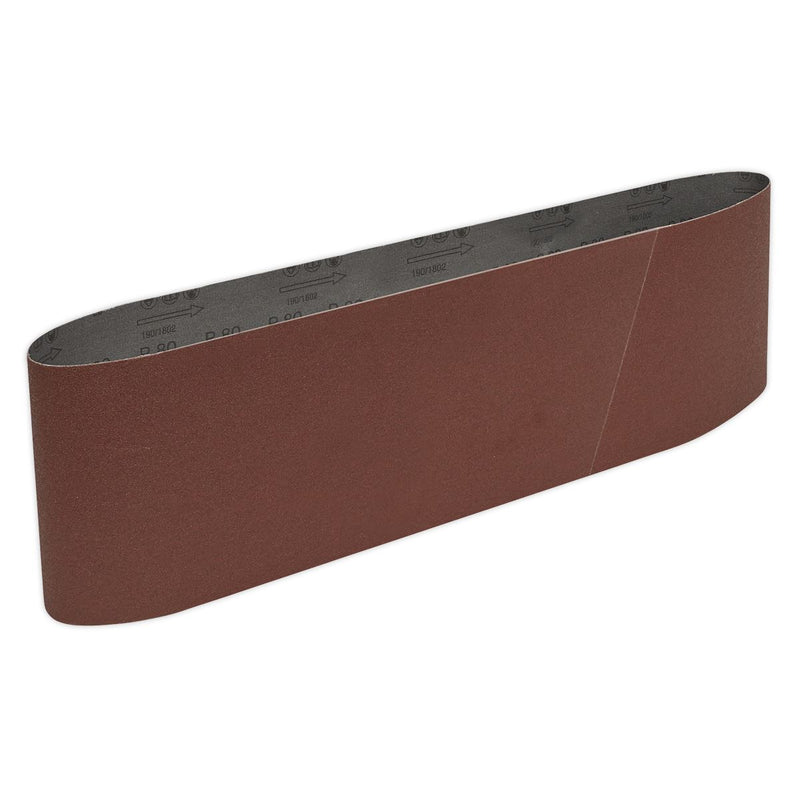 Sealey Sanding Belt 150 x 1220mm 80Grit SB0017 Sealey - Dynamic Drive