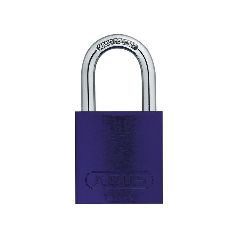 Abus Mechanical 72/40mm Aluminium Padlock Violet Keyed Alike TT04072 ABUS Mechanical - Dynamic Drive