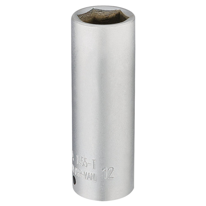 Draper Elora Deep Socket, 1/4" Sq. Dr., 12mm 58732 Draper - Dynamic Drive