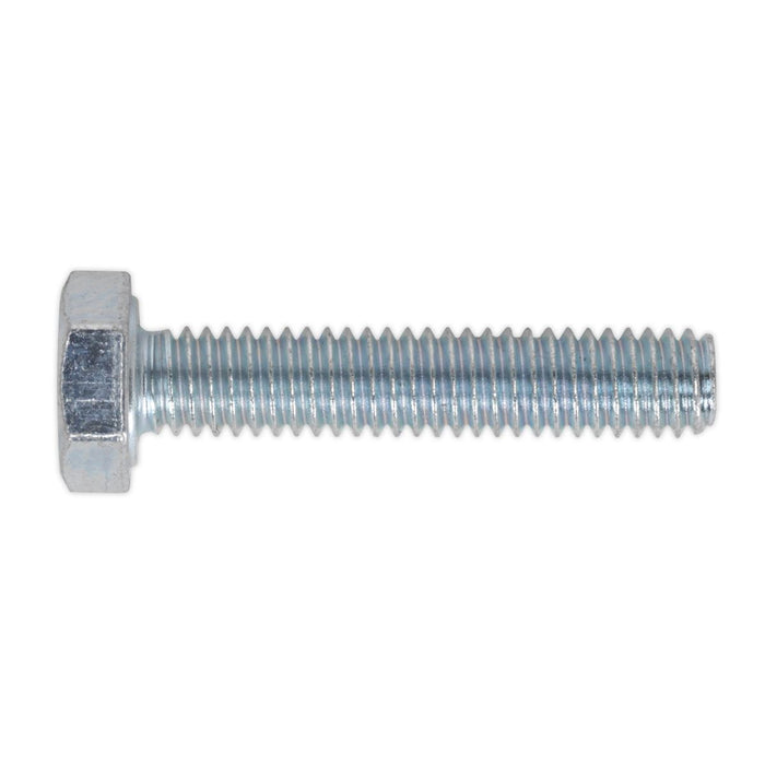 Sealey HT Setscrew M4 x 20mm 8.8 Zinc DIN 933 Pack of 50 SS420 Sealey  - Dynamic Drive