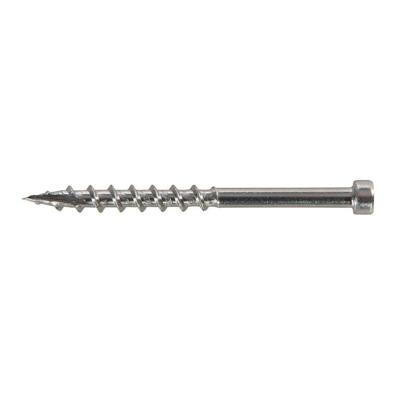 Triton Stainless Steel Pocket-Hole Screws Pan Head Coarse SS Deck 8 x 2" 500pk Triton - Dynamic Drive