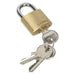 Sealey Brass Body Padlock 30mm PL100 Sealey - Dynamic Drive
