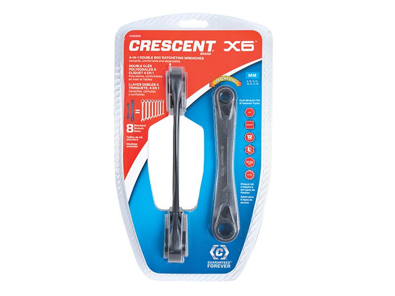 Crescent® X6™ Ratcheting Spanner Set, 2 Piece Crescent® - Dynamic Drive