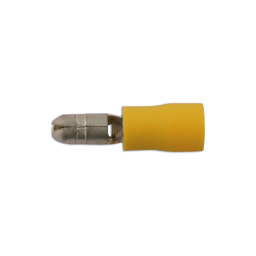 Connect Yellow Female Bullet Terminal 5.0mm 100pc 30216 Tool Connection - Dynamic Drive