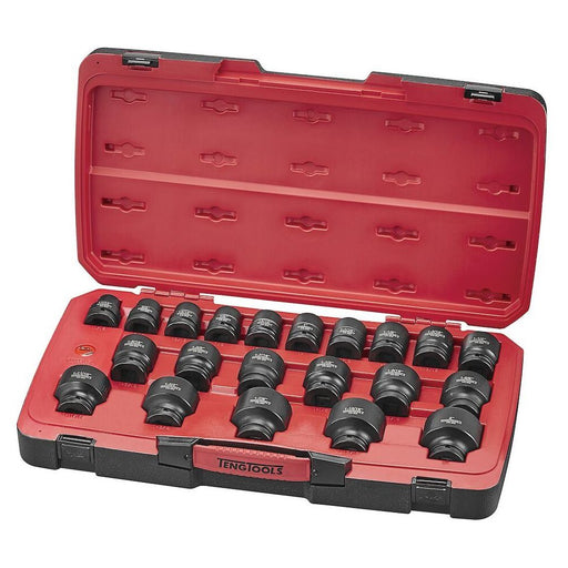 Teng Tools MECCA PRO 3/4" Impact Socket Set DIN AF 23 Pieces Teng Tools - Dynamic Drive