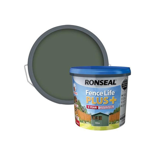 Ronseal Fence Life Plus+ Willow 5 litre Ronseal - Dynamic Drive