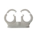 Forgefix Pipe Clip Double Cliplock 22mm Box 50 ForgeFix - Dynamic Drive