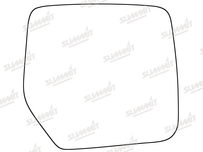 Summit Stick-On Standard Mirror Glass fits Jeep Patriot 08 to 17 RHS Summit - Dynamic Drive