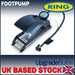 Ring RFP1 Single Barrel Footpump, with Footplate Clips and Adaptor Set Ring Automotive - Dynamic Drive