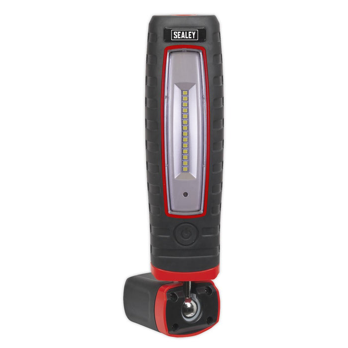 Sealey LED360 Cordless 360° 3W LED Rechargeable Inspection Lamp Black Li-ion Sealey  - Dynamic Drive