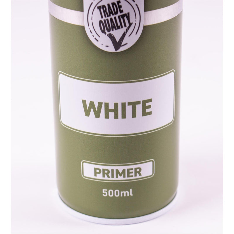 4 x PMA Professional White Primer 500ml Spray Paint High Coverage PMA - Dynamic Drive
