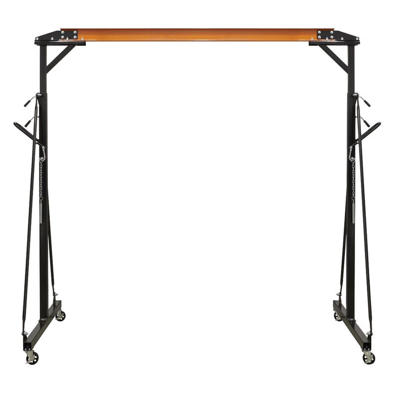 Sealey Portable Lifting Gantry Crane Adjustable 0.5 Tonne SG500 Sealey - Dynamic Drive