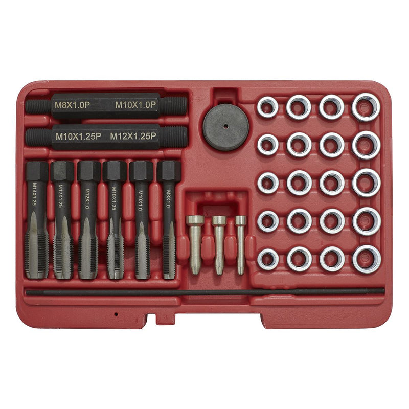 Sealey Glow Plug Thread Repair Set 33pc VS311 Sealey - Dynamic Drive